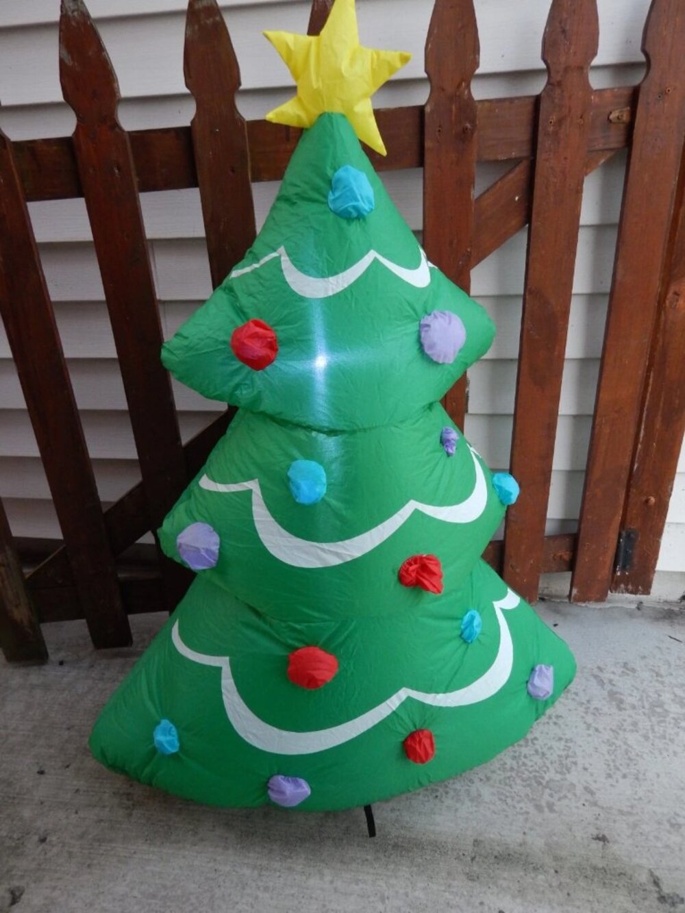 Christmas Tree Holiday Time 4 FT Airblown Inflatable Indoor/Outdoor